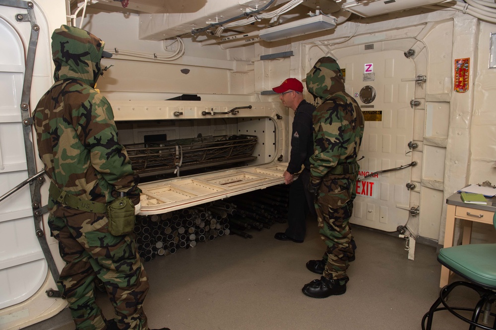 USS Green Bay CBR drill, March 14, 2020