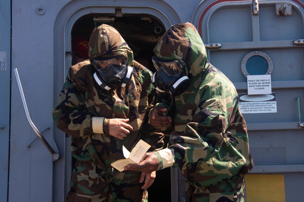 USS Green Bay CBR drill, March 14, 2020