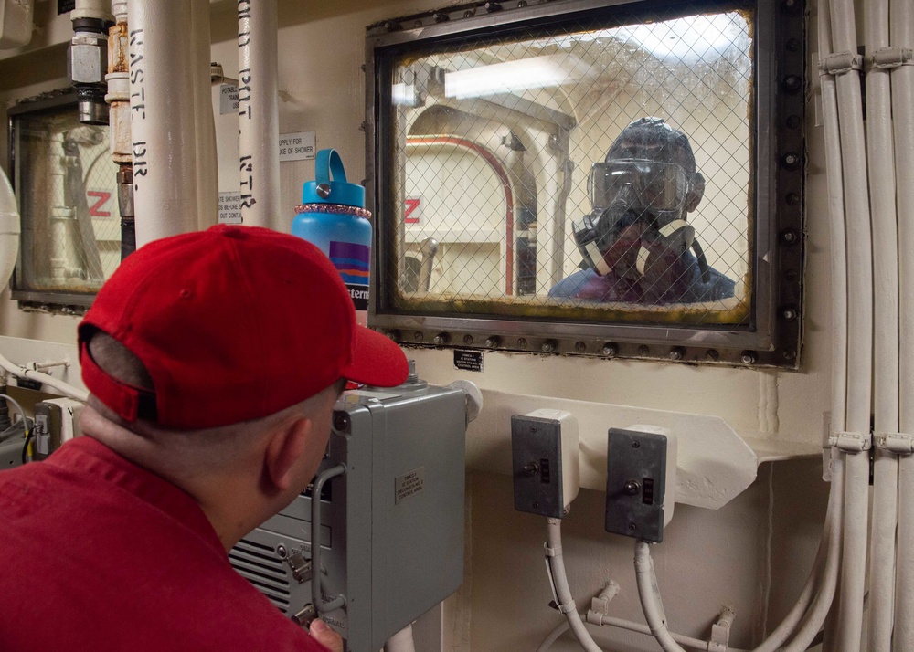 USS Green Bay CBR drill, March 14, 2020