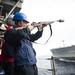 Vella Gulf Conducts a Repelenishment-at-Sea wih USNS Laramie