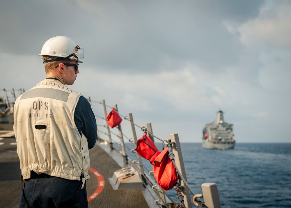 RAS with USNS Tippecanoe