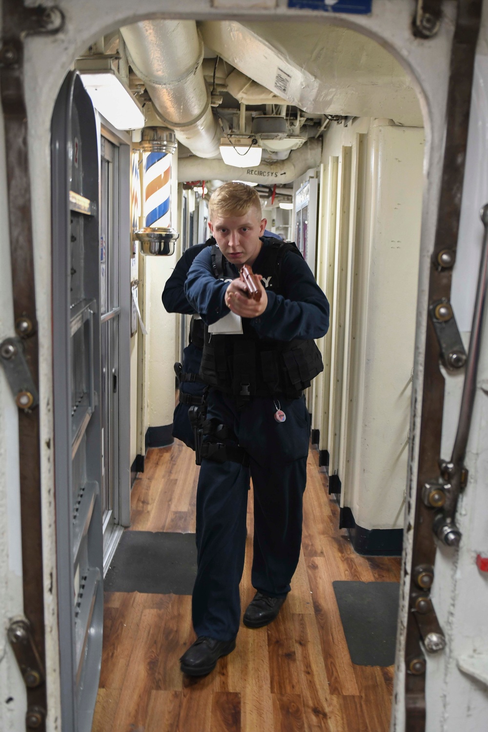 USS Blue Ridge Anti-Terrorism Training Evolution