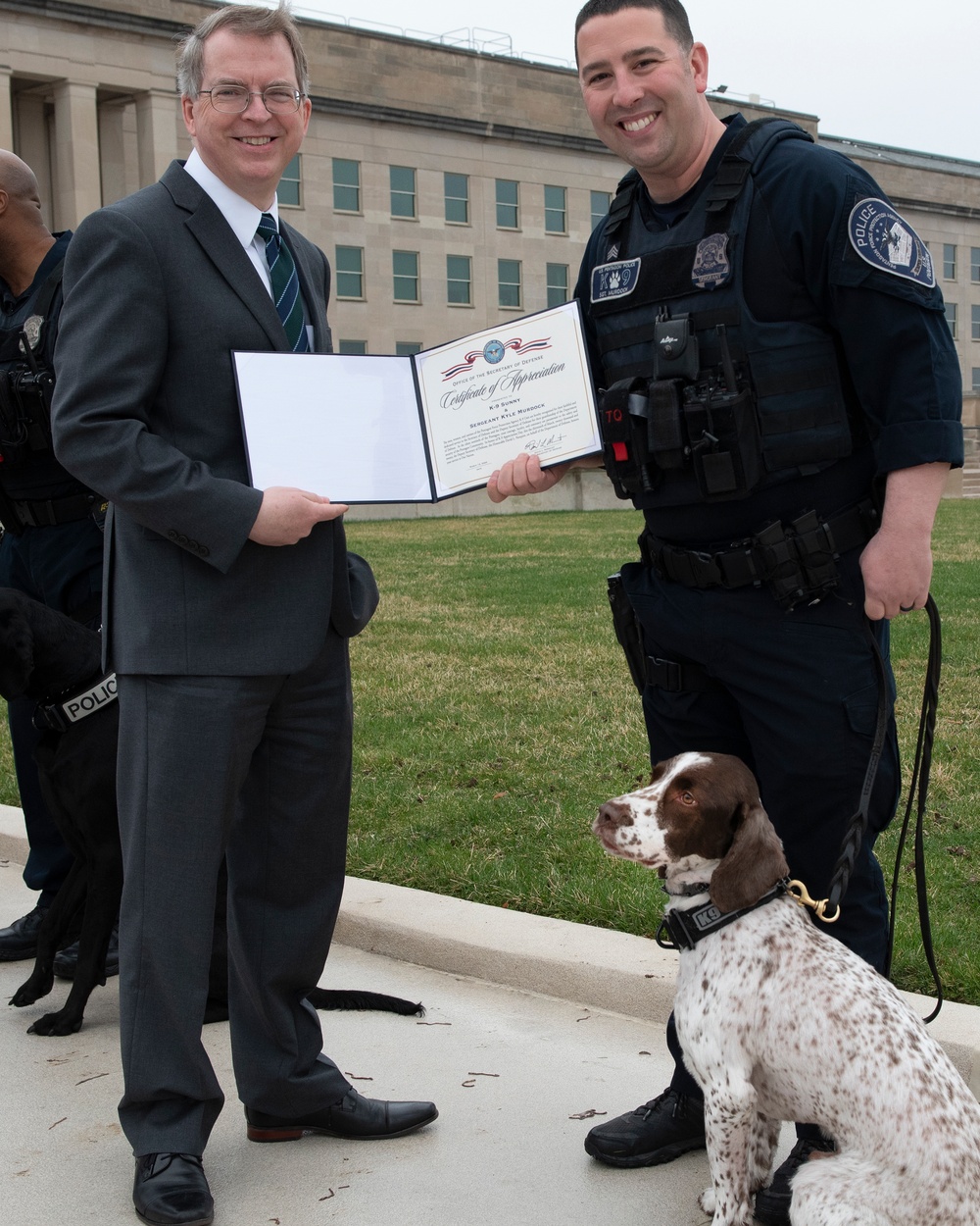 Deputy Secretary of Defense hosts K-9 Appreciation Day