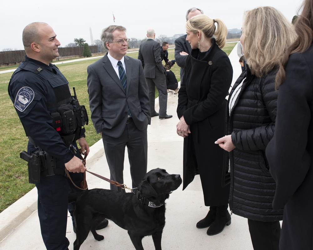 Deputy Secretary of Defense hosts K-9 Appreciation Day