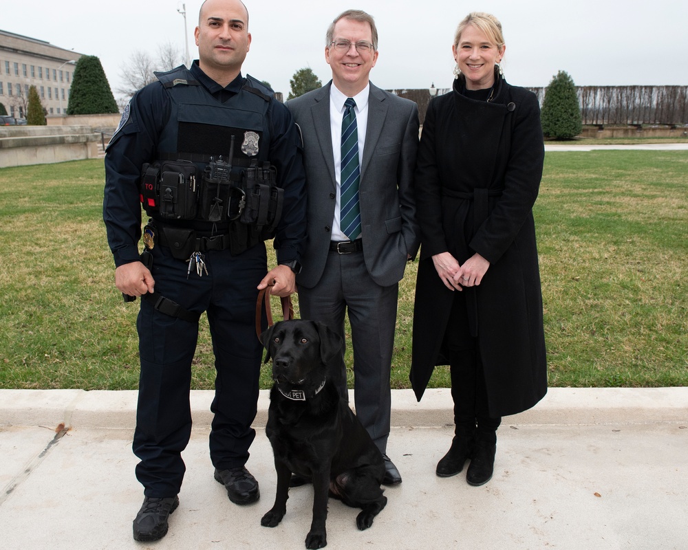 Deputy Secretary of Defense hosts K-9 Appreciation Day