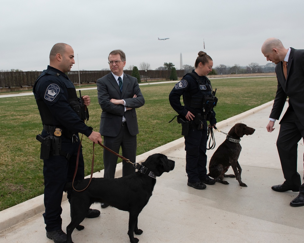 Deputy Secretary of Defense hosts K-9 Appreciation Day