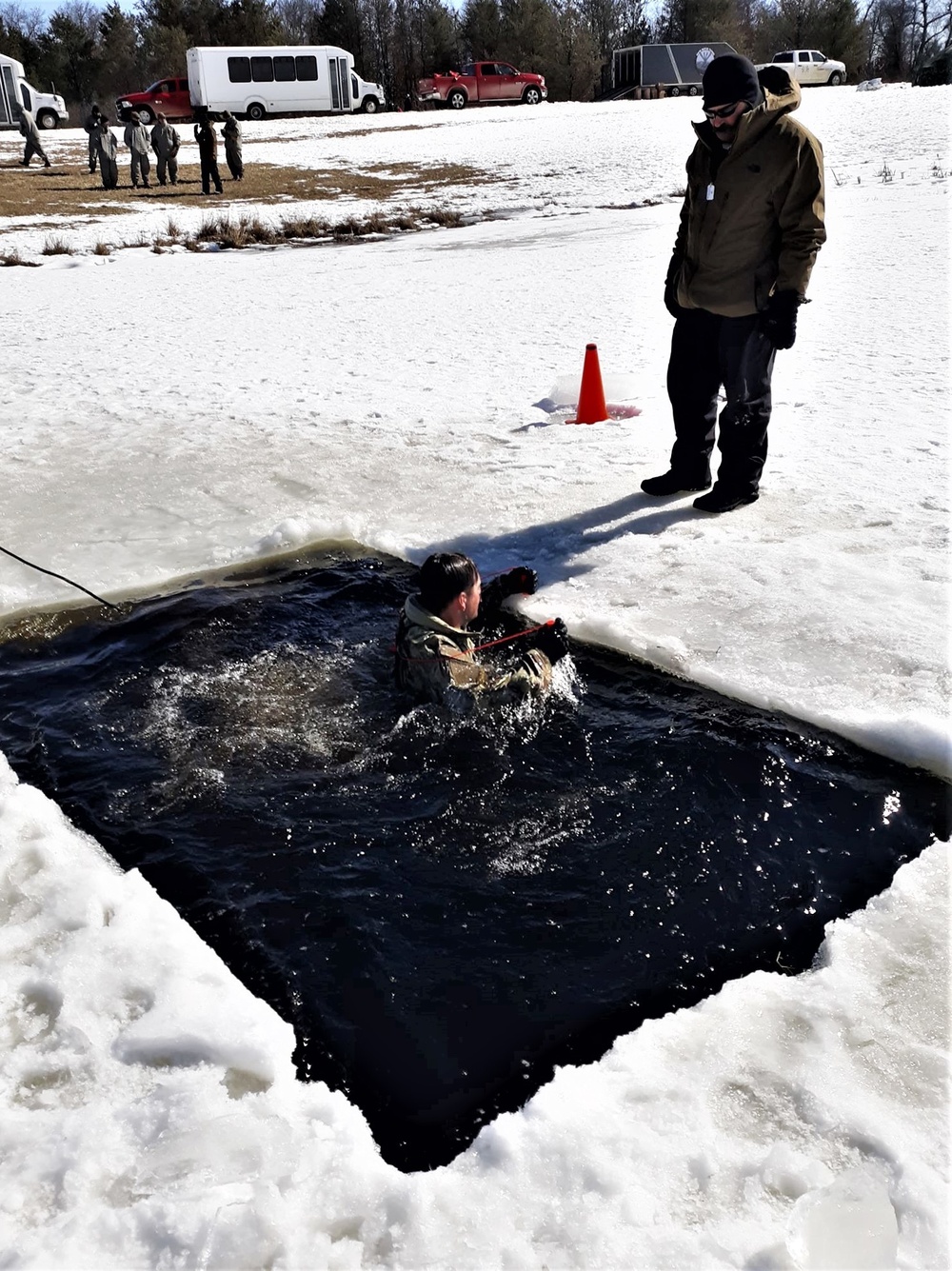 Cold-Weather Operations Course Class 20-04 training at Fort McCoy