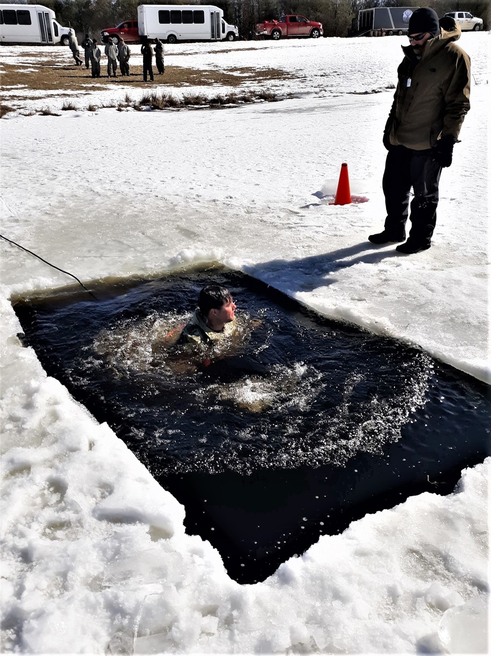 Cold-Weather Operations Course Class 20-04 training at Fort McCoy