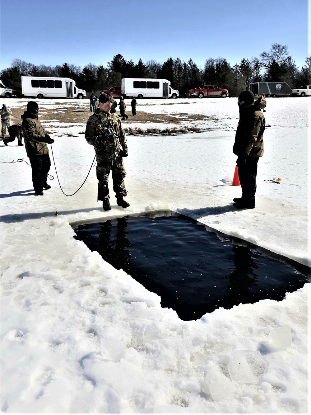 Cold-Weather Operations Course Class 20-04 training at Fort McCoy