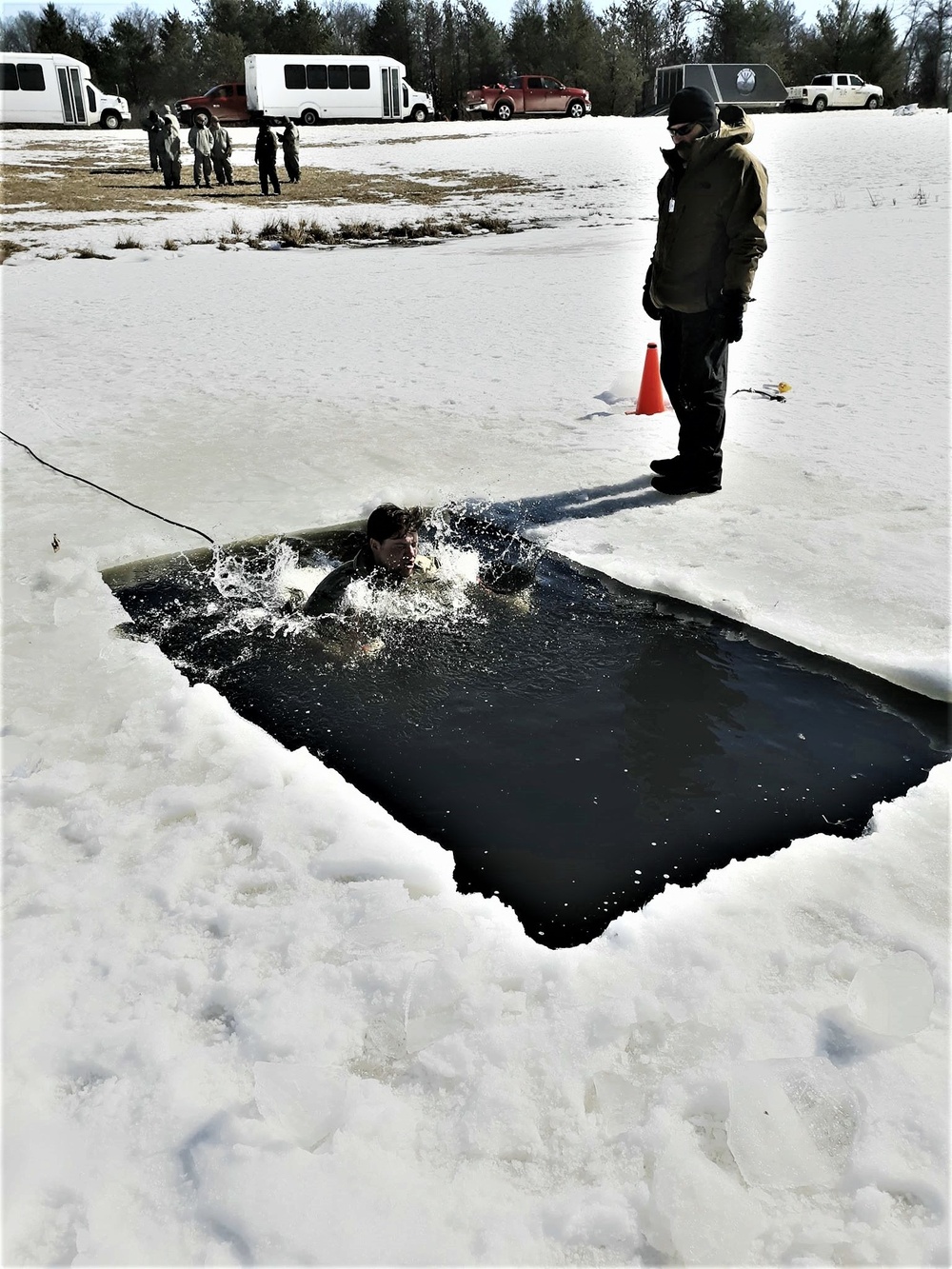 Cold-Weather Operations Course Class 20-04 training at Fort McCoy