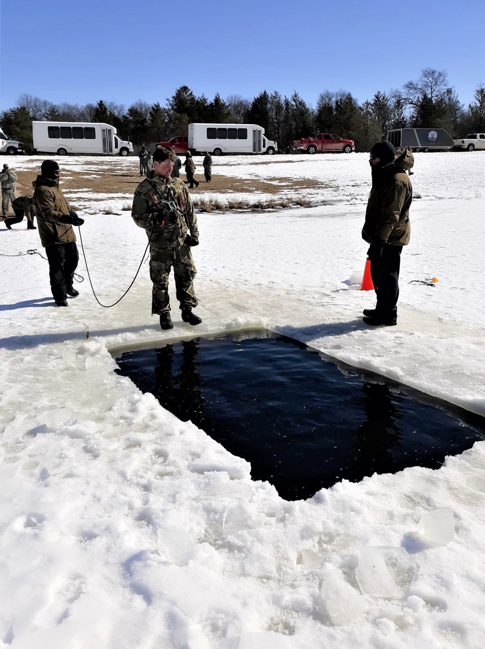 Cold-Weather Operations Course Class 20-04 training at Fort McCoy