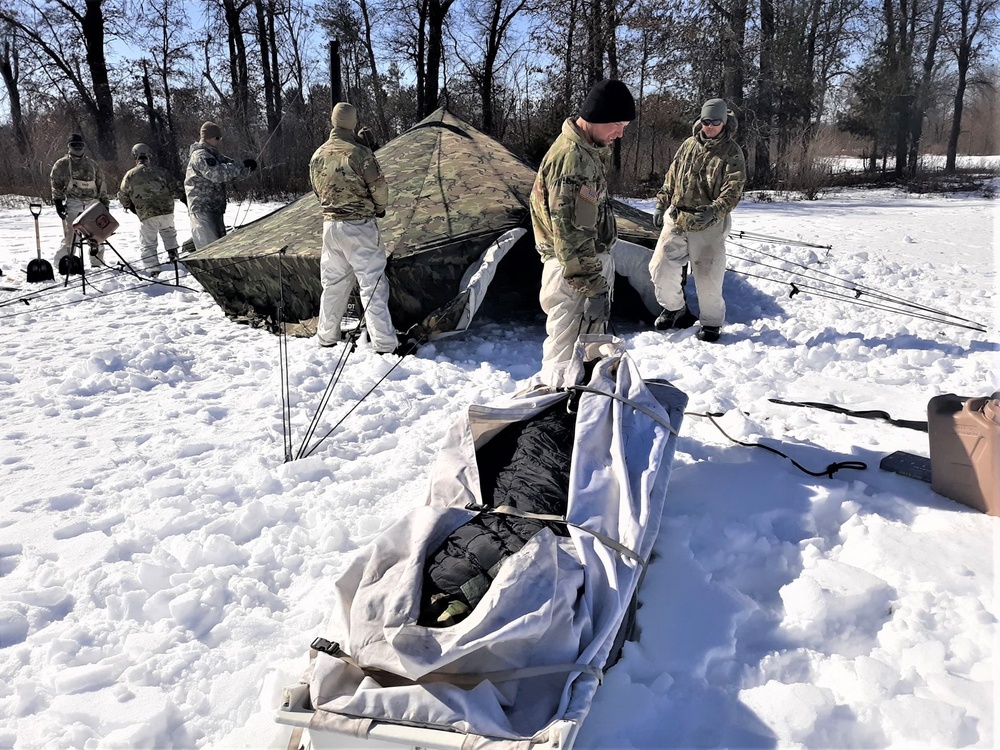 Cold-Weather Operations Course Class 20-04 training at Fort McCoy