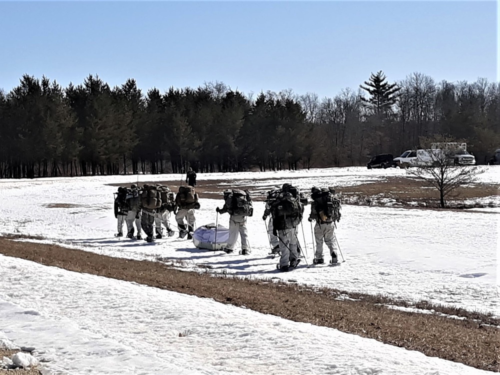 Cold-Weather Operations Course Class 20-04 training at Fort McCoy