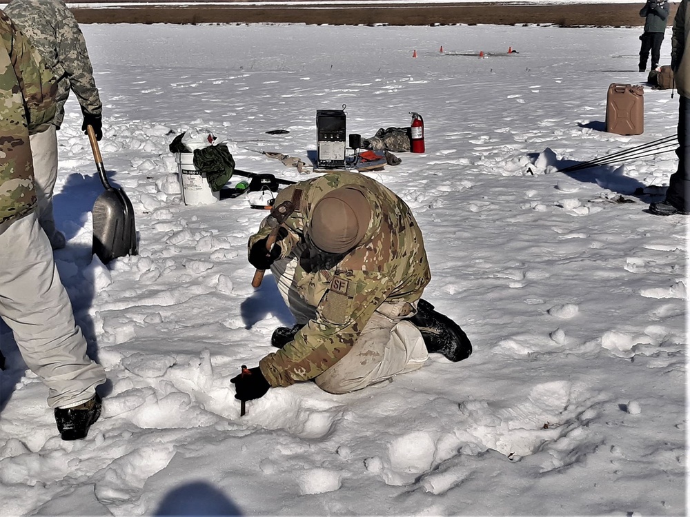 Cold-Weather Operations Course Class 20-04 training at Fort McCoy