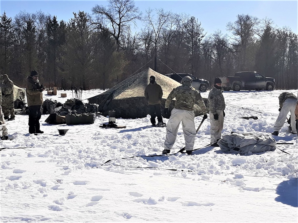 Cold-Weather Operations Course Class 20-04 training at Fort McCoy