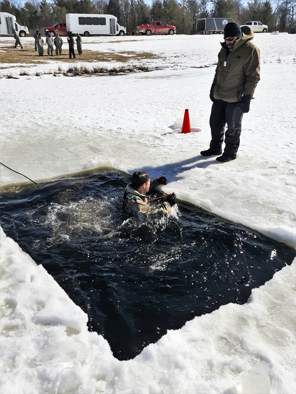 Cold-Weather Operations Course Class 20-04 training at Fort McCoy