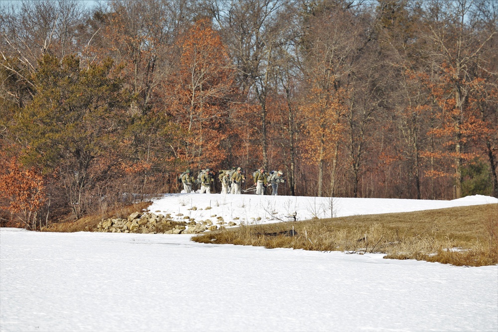 Cold-Weather Operations Course Class 20-04 training at Fort McCoy