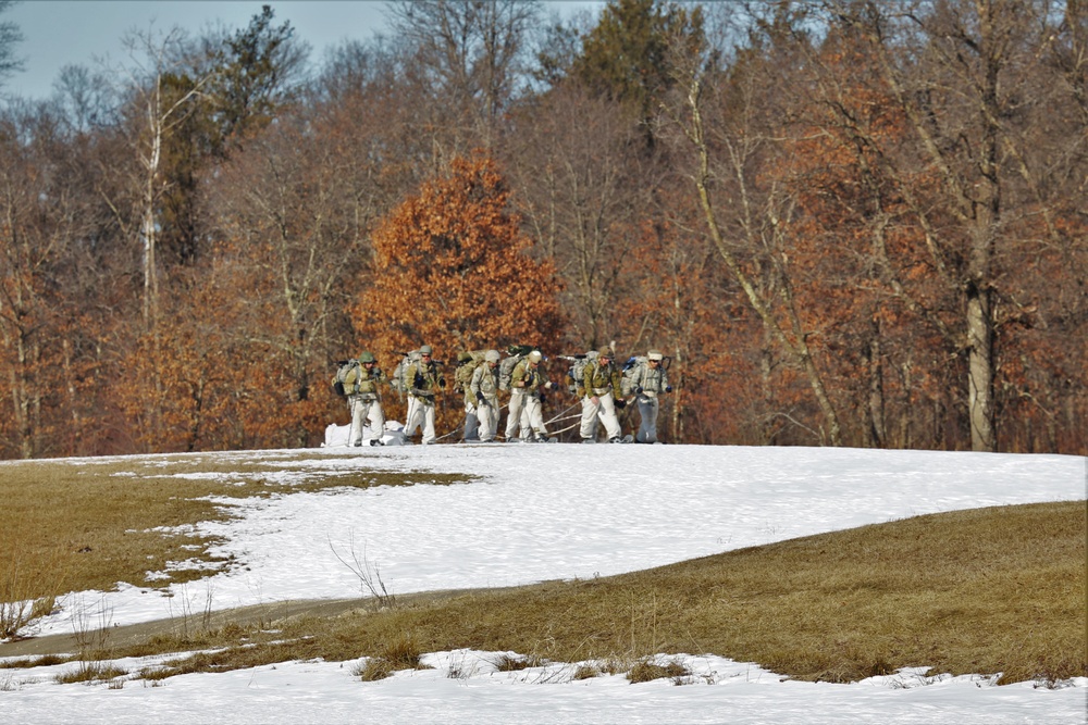 Cold-Weather Operations Course Class 20-04 training at Fort McCoy