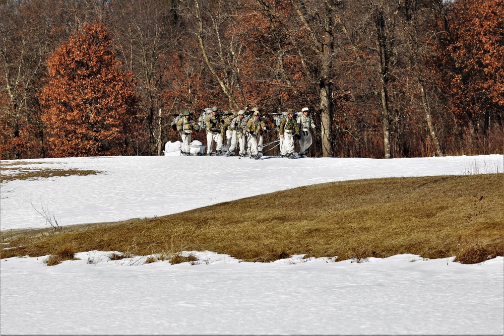 Cold-Weather Operations Course Class 20-04 training at Fort McCoy