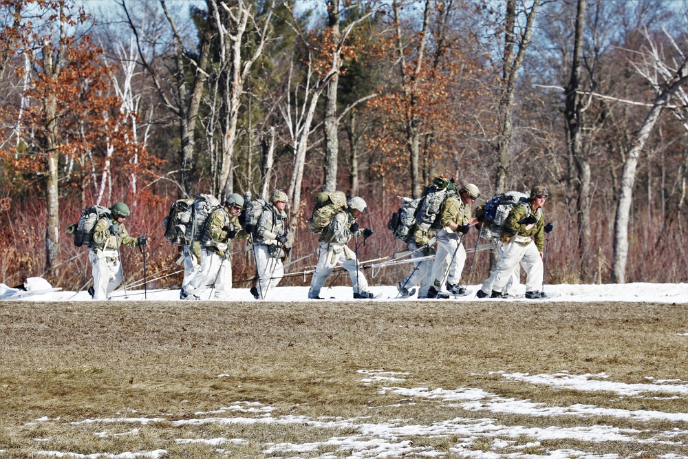 Cold-Weather Operations Course Class 20-04 training at Fort McCoy