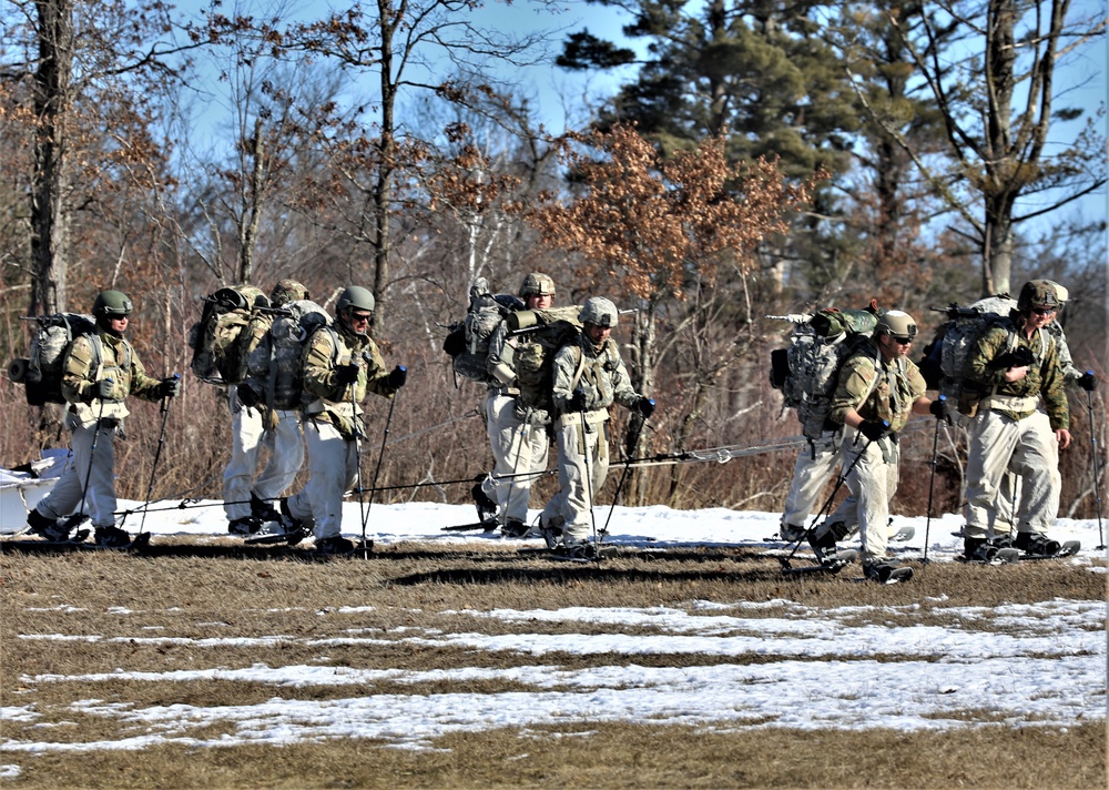 Cold-Weather Operations Course Class 20-04 training at Fort McCoy