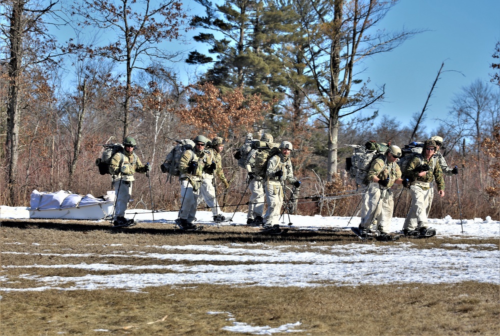 Cold-Weather Operations Course Class 20-04 training at Fort McCoy