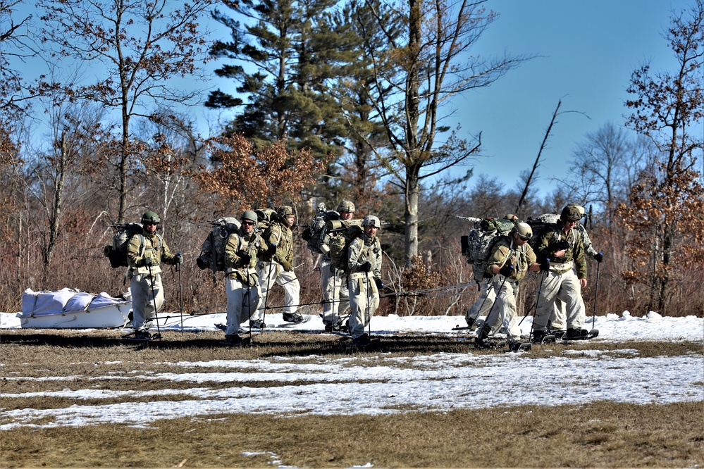 Cold-Weather Operations Course Class 20-04 training at Fort McCoy