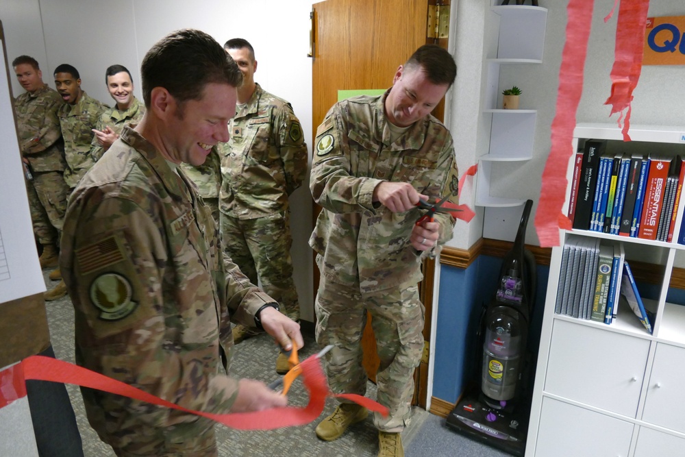 Airmen celebrate opening of language learning center