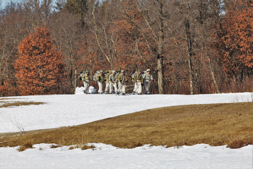 Cold-Weather Operations Course Class 20-04 training at Fort McCoy