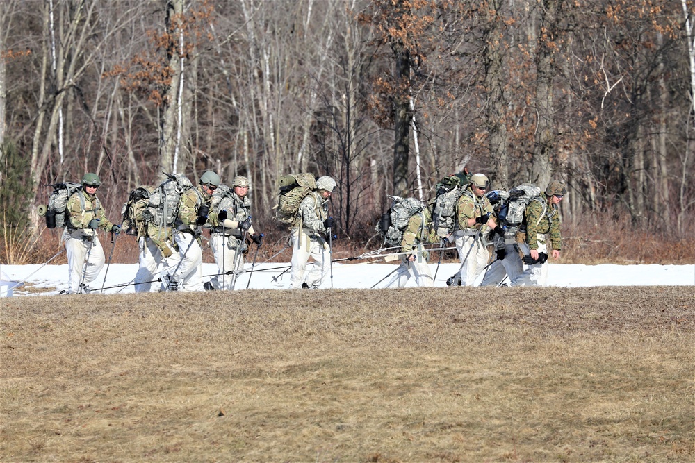 Cold-Weather Operations Course Class 20-04 training at Fort McCoy