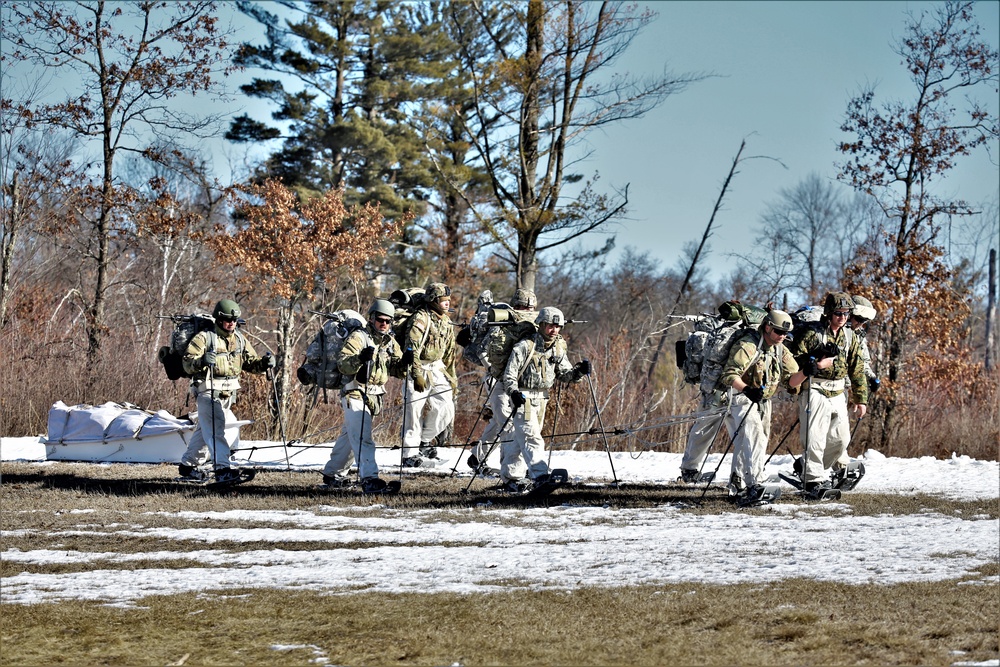 Cold-Weather Operations Course Class 20-04 training at Fort McCoy