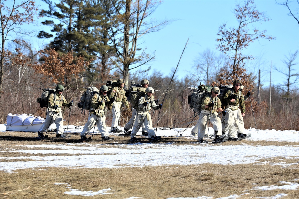 Cold-Weather Operations Course Class 20-04 training at Fort McCoy