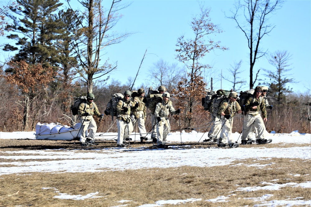 Cold-Weather Operations Course Class 20-04 training at Fort McCoy