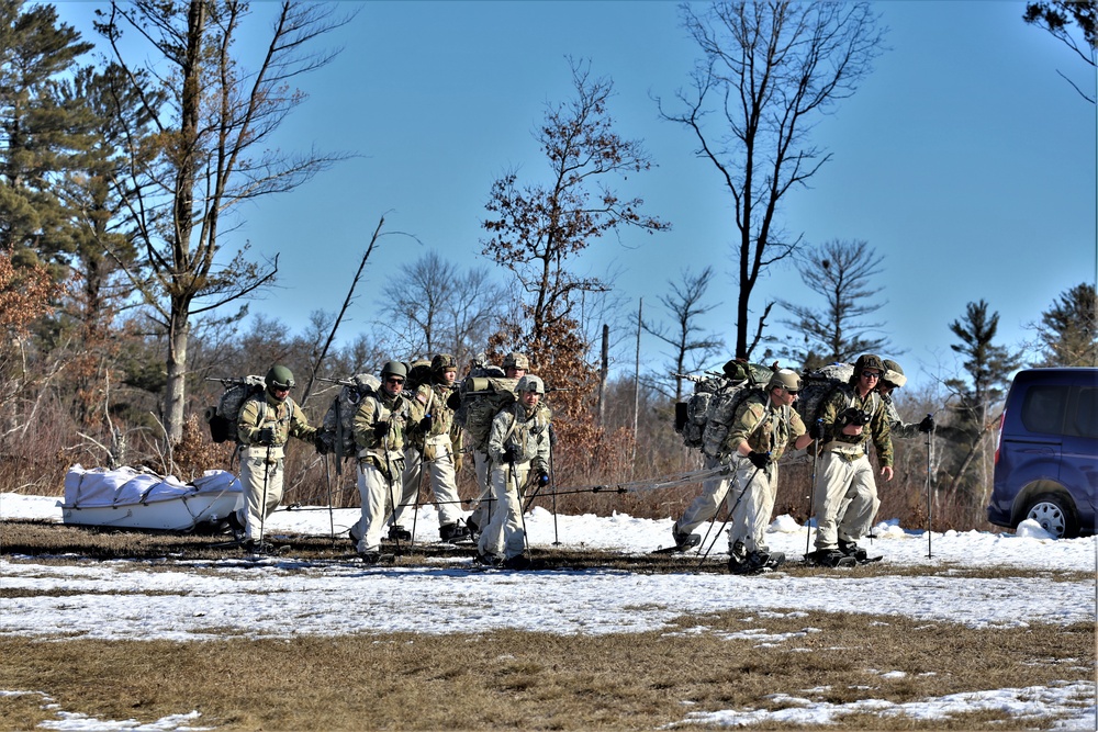 Cold-Weather Operations Course Class 20-04 training at Fort McCoy