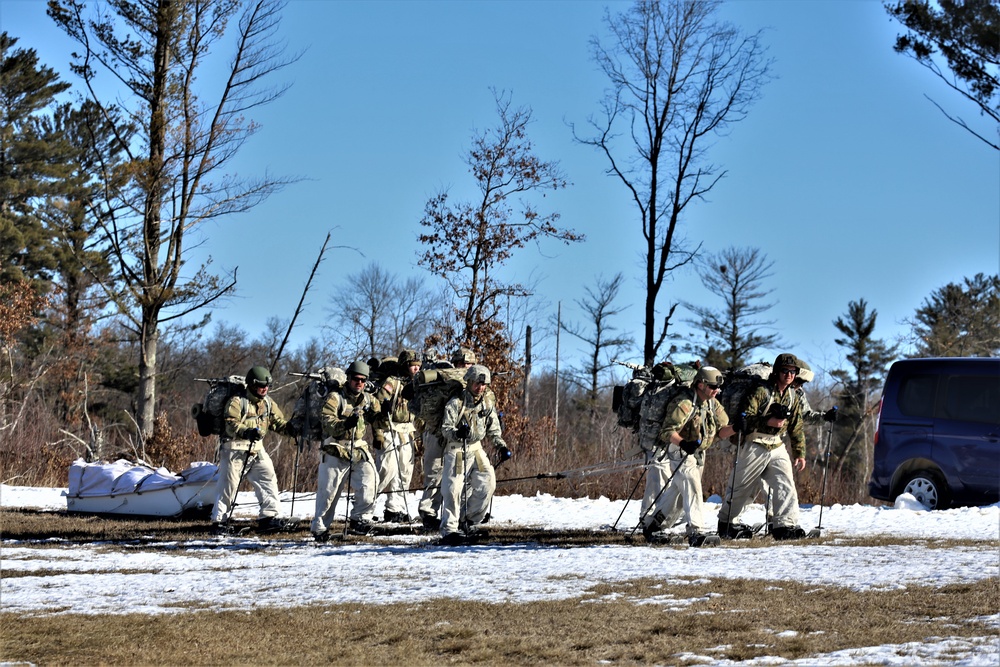 Cold-Weather Operations Course Class 20-04 training at Fort McCoy