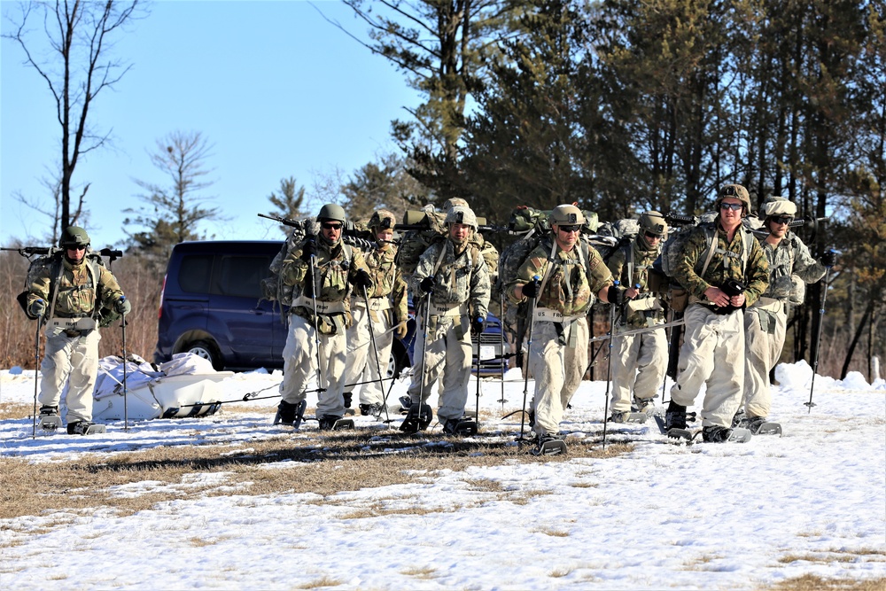 Cold-Weather Operations Course Class 20-04 training at Fort McCoy