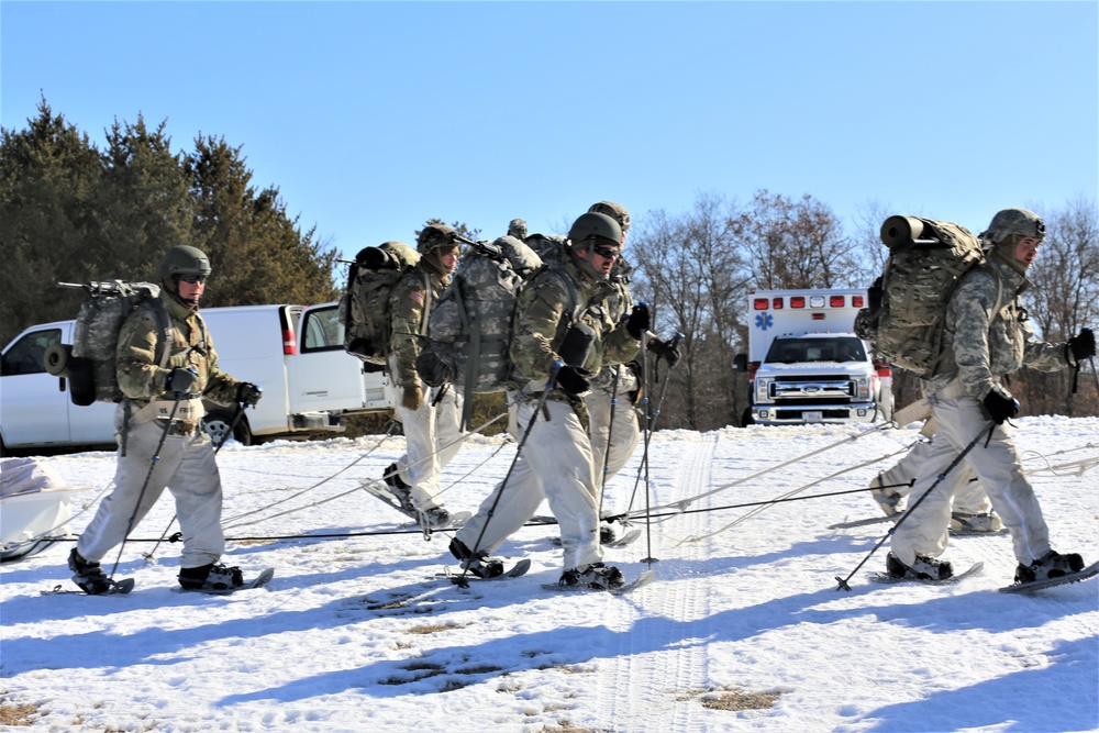 Cold-Weather Operations Course Class 20-04 training at Fort McCoy