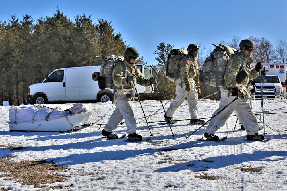 Cold-Weather Operations Course Class 20-04 training at Fort McCoy