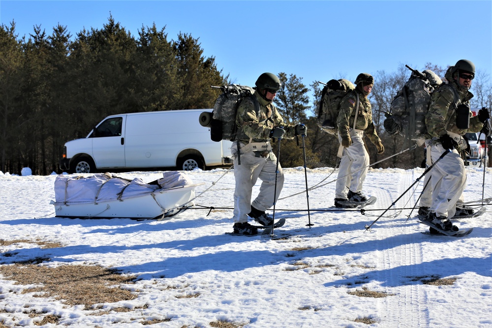 Cold-Weather Operations Course Class 20-04 training at Fort McCoy