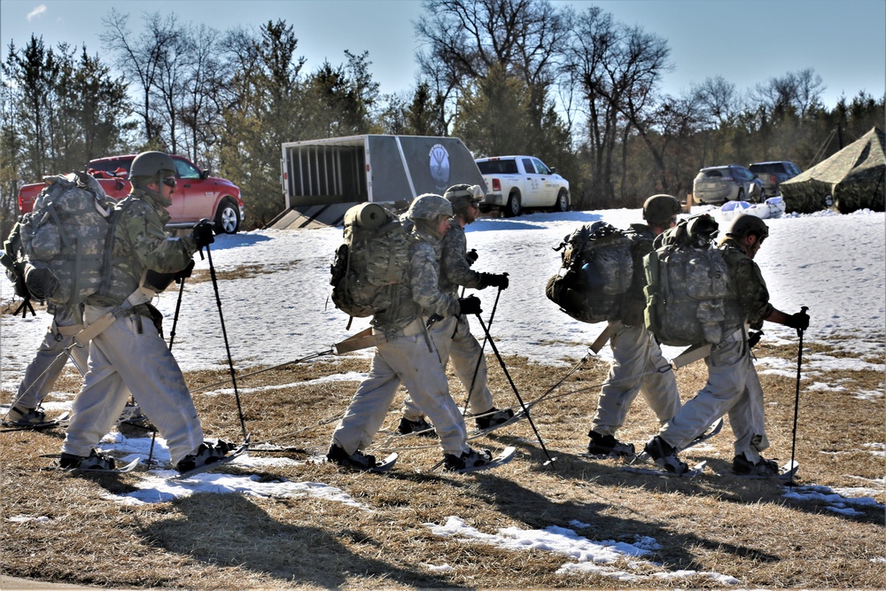 Cold-Weather Operations Course Class 20-04 training at Fort McCoy