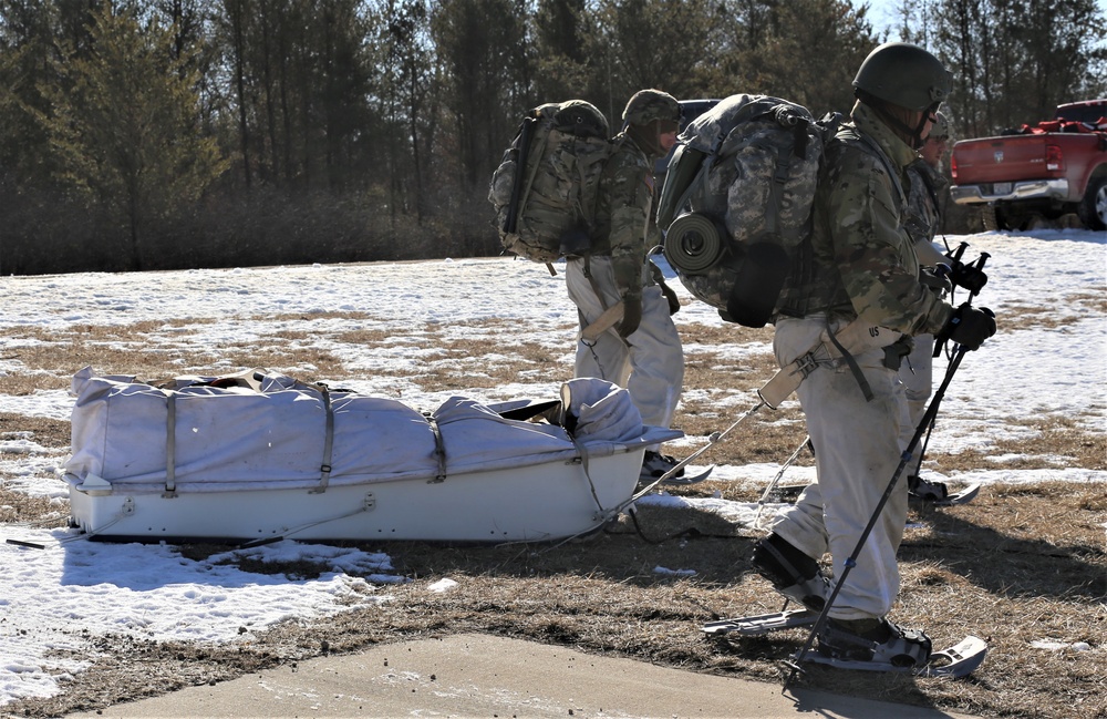 Cold-Weather Operations Course Class 20-04 training at Fort McCoy