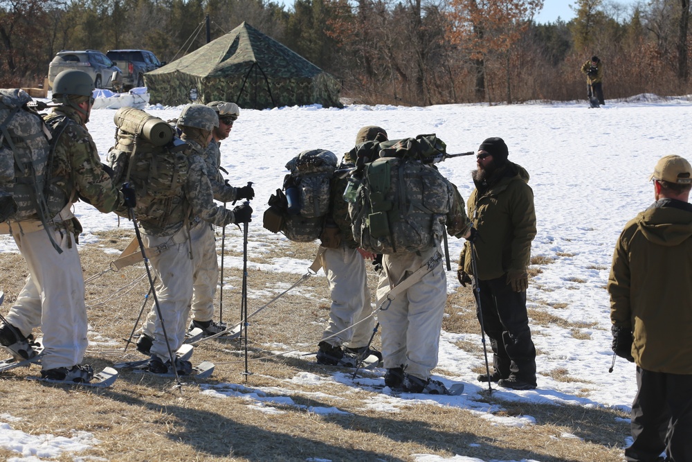 Cold-Weather Operations Course Class 20-04 training at Fort McCoy