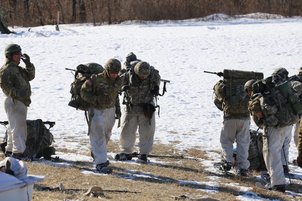 Cold-Weather Operations Course Class 20-04 training at Fort McCoy