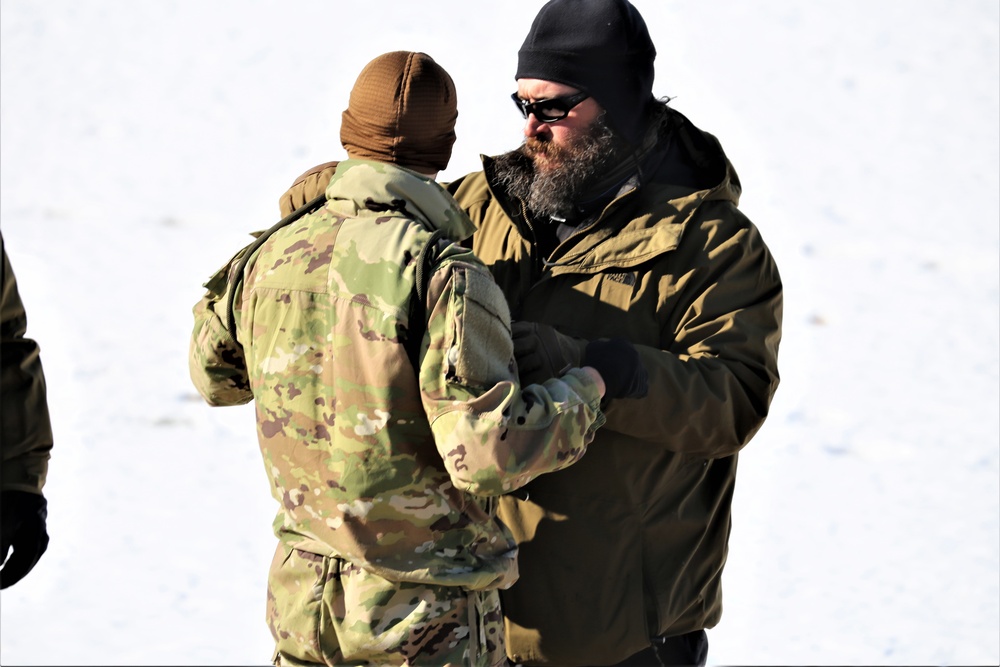 Cold-Weather Operations Course Class 20-04 training at Fort McCoy