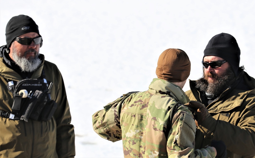 Cold-Weather Operations Course Class 20-04 training at Fort McCoy