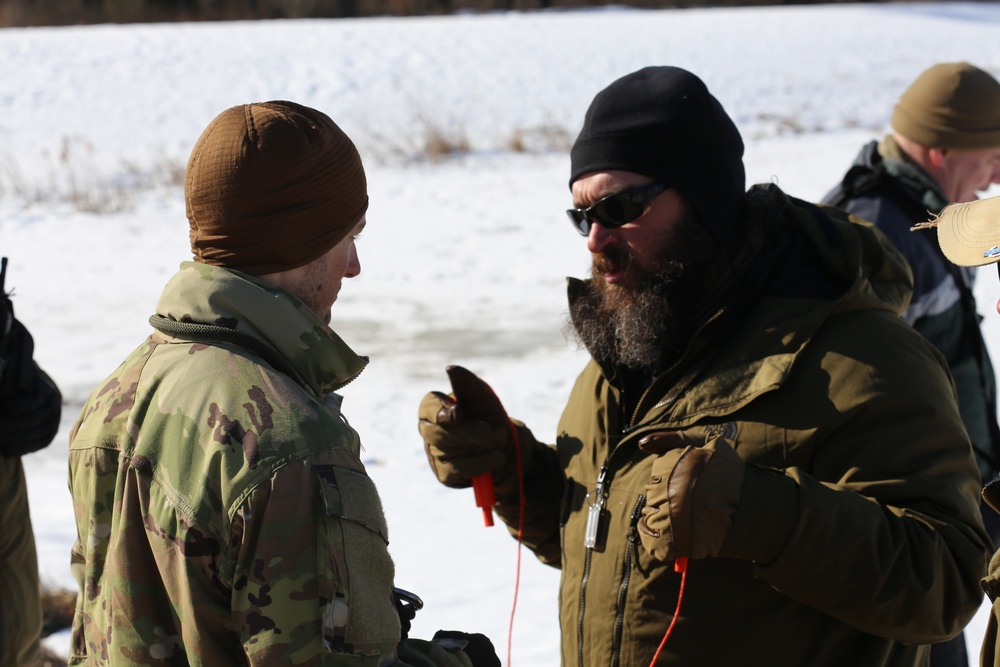 Cold-Weather Operations Course Class 20-04 training at Fort McCoy