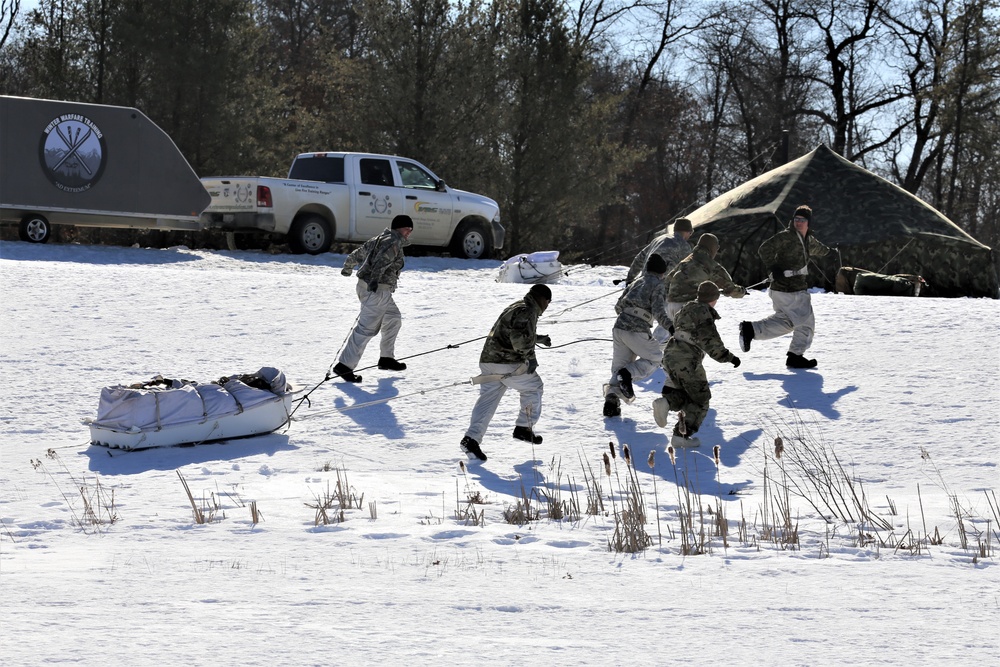 Cold-Weather Operations Course Class 20-04 training at Fort McCoy