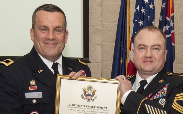 Certificate of retirement