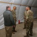 1st Infantry Division Forward CSM visits troops