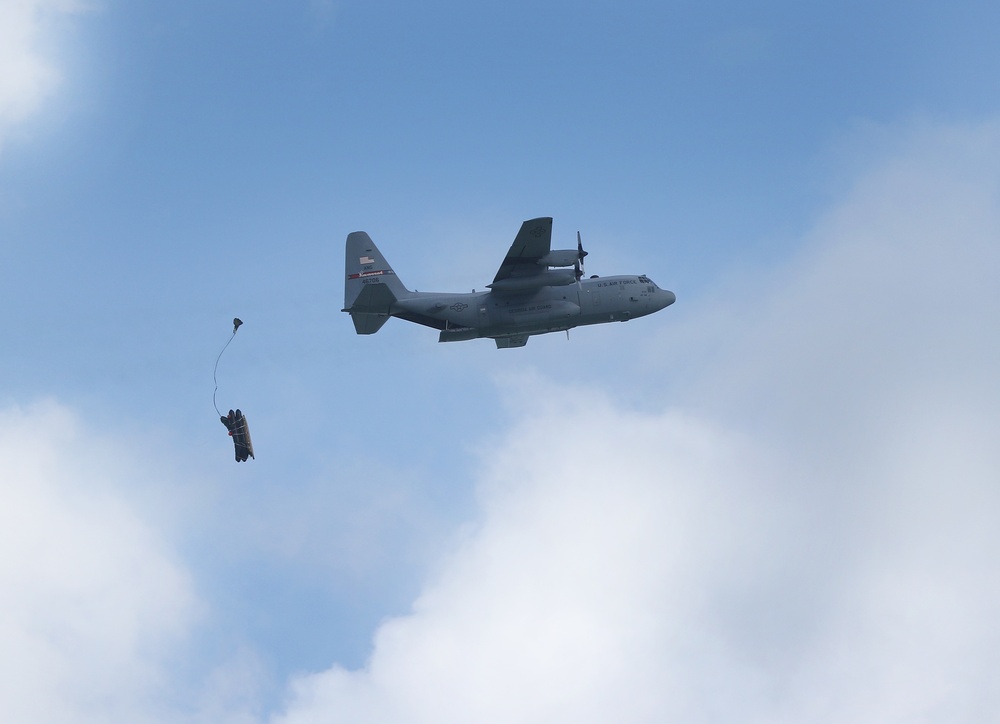 Special Forces Combat Diver Students Participate In Water Jump